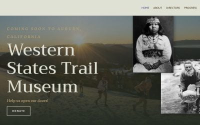 Western States Museum - Web Design