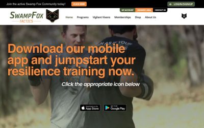 Swamp Fox Tactics - Web Design